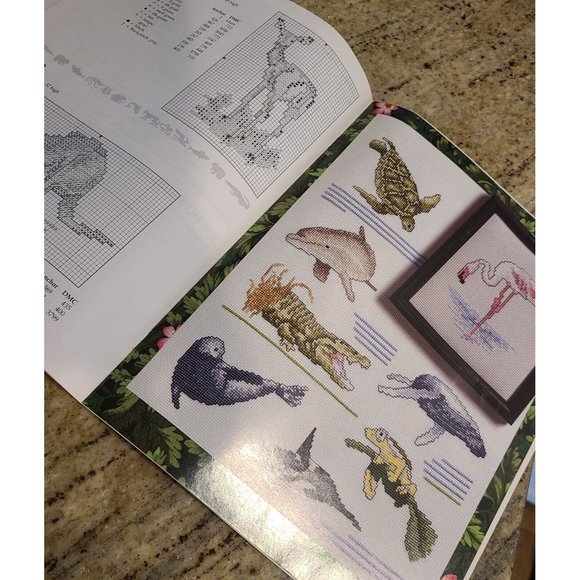 Vintage 50 Wild Animals American School of Needlework Cross Stitch Patterns 3705 - Picture 7 of 10